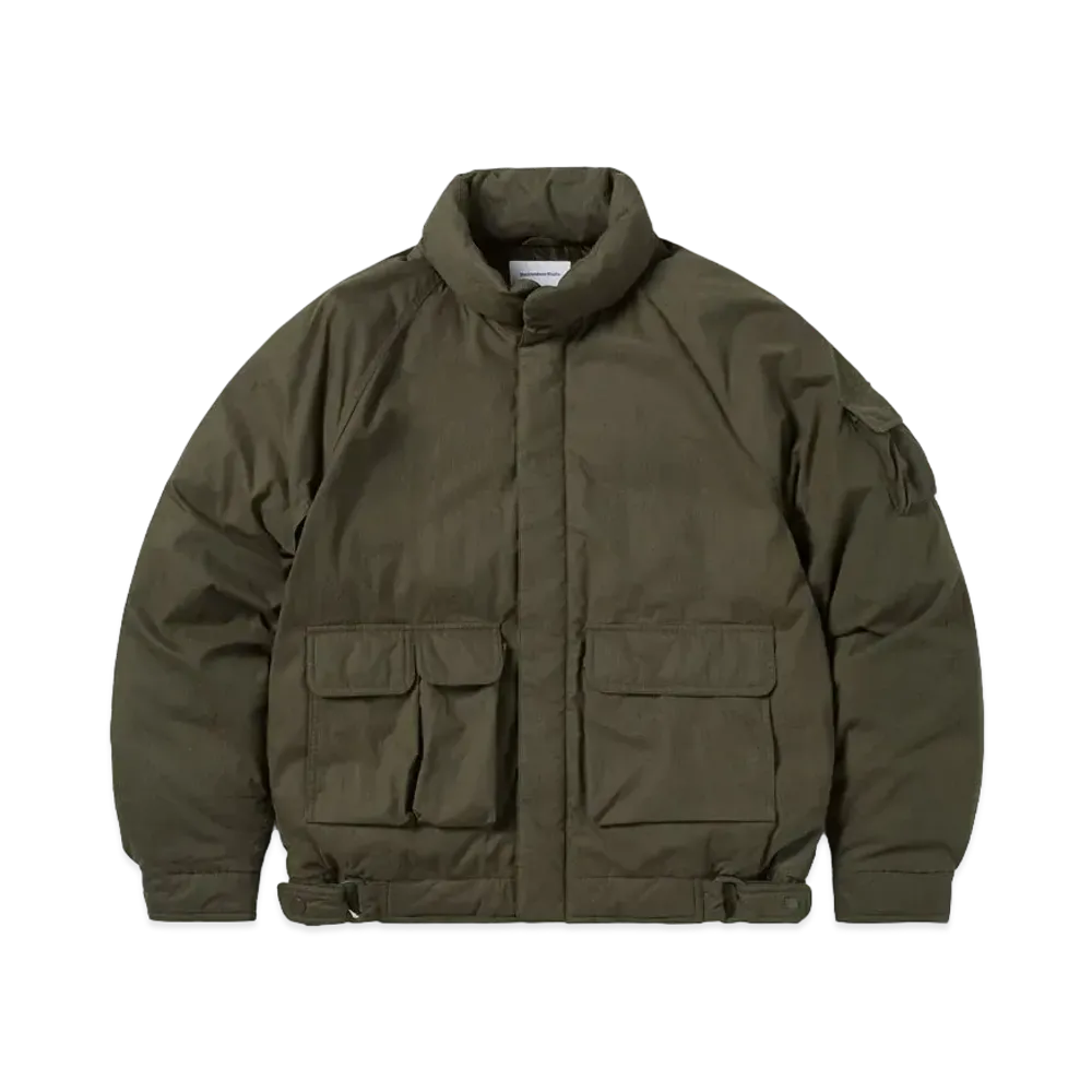 thisisneverthat Multi Pocket Down Jacket "Olive Brown"