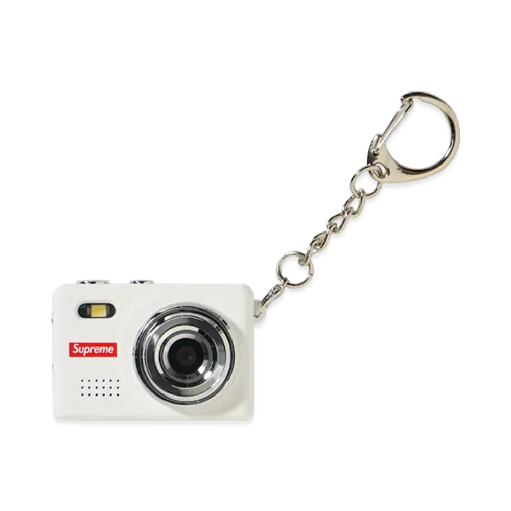 Supreme Digital Camera Keychain "White"