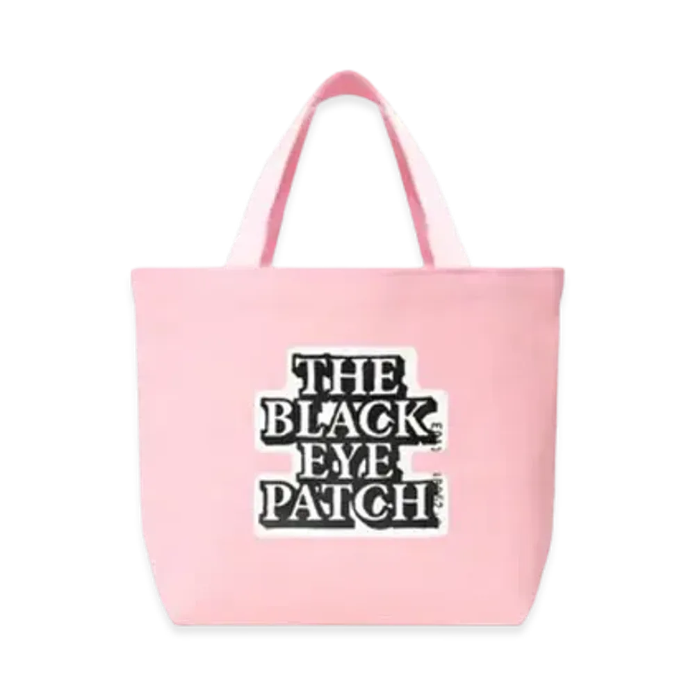 Black Eye Patch OG Label Tote Bag Small "Pink"
