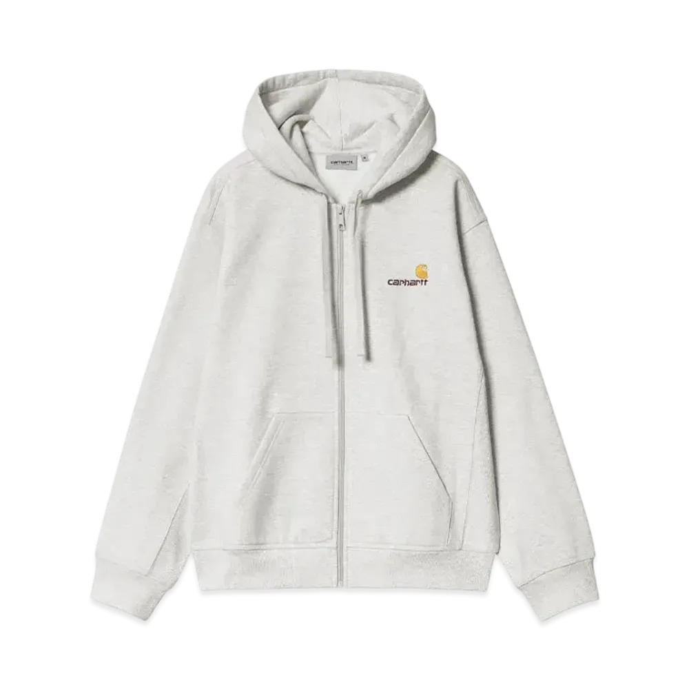 Carhartt WIP Hooded American Script Jacket "Ash Heather"