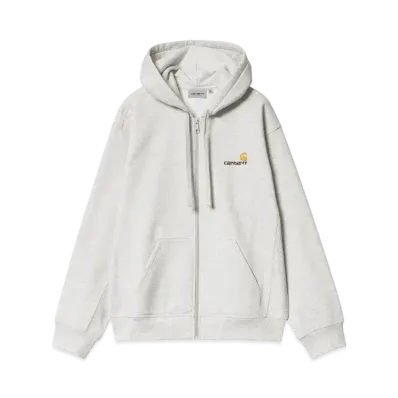 Carhartt WIP Hooded American Script Jacket "Ash Heather"