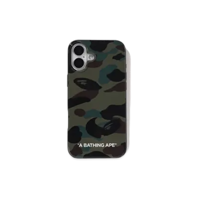 A BATHING APE 1St Camo Iphone 16 Plus Case "Green"