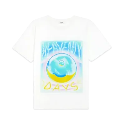 CELINE Loose T-Shirt In Cotton Jersey With Artist Print "Multicolor"