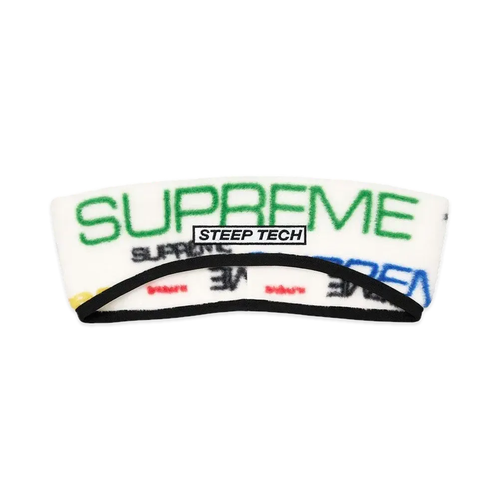 Supreme x The North Face Tech Headband "White Green" NN52150I / NF0A7QH4