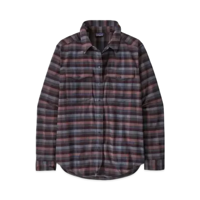 Patagonia Women's Canyonite Flannel Shirt "Smolder Blue"