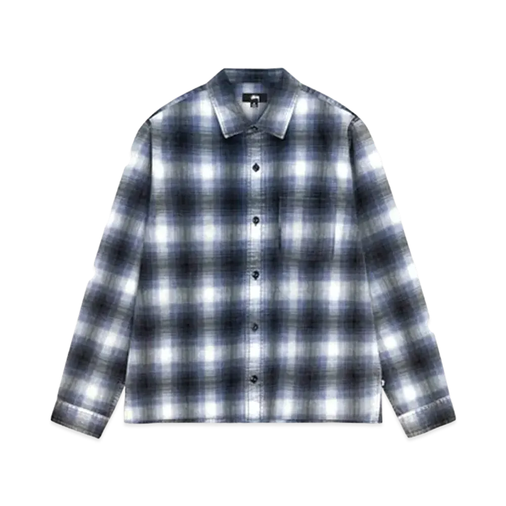 Stussy Rocco Flannel Plaid Shirt "Blue"