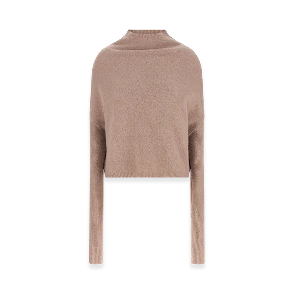 Rick Owens Women's L/S Crater Sweater "Rose"