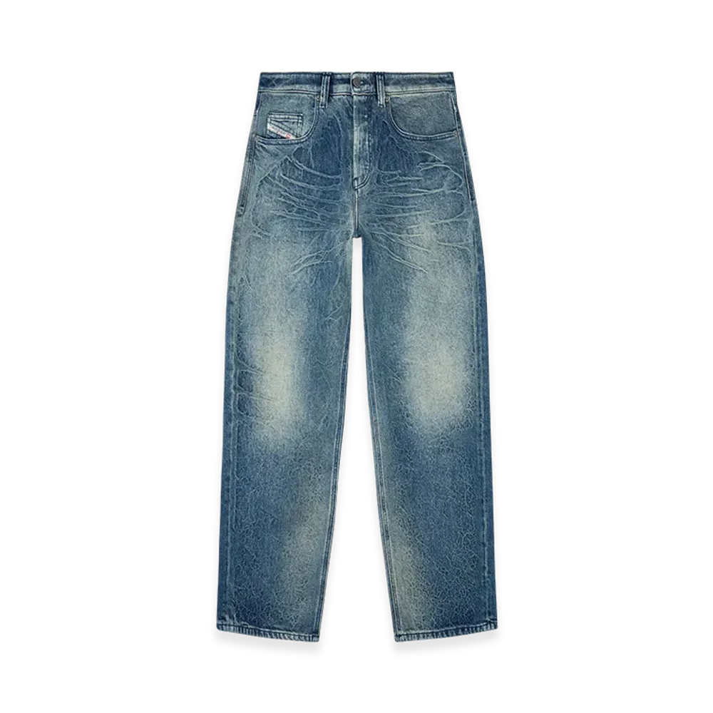 Diesel Relaxed Jeans 2001 D-Macro 007bg "Dark Blue"
