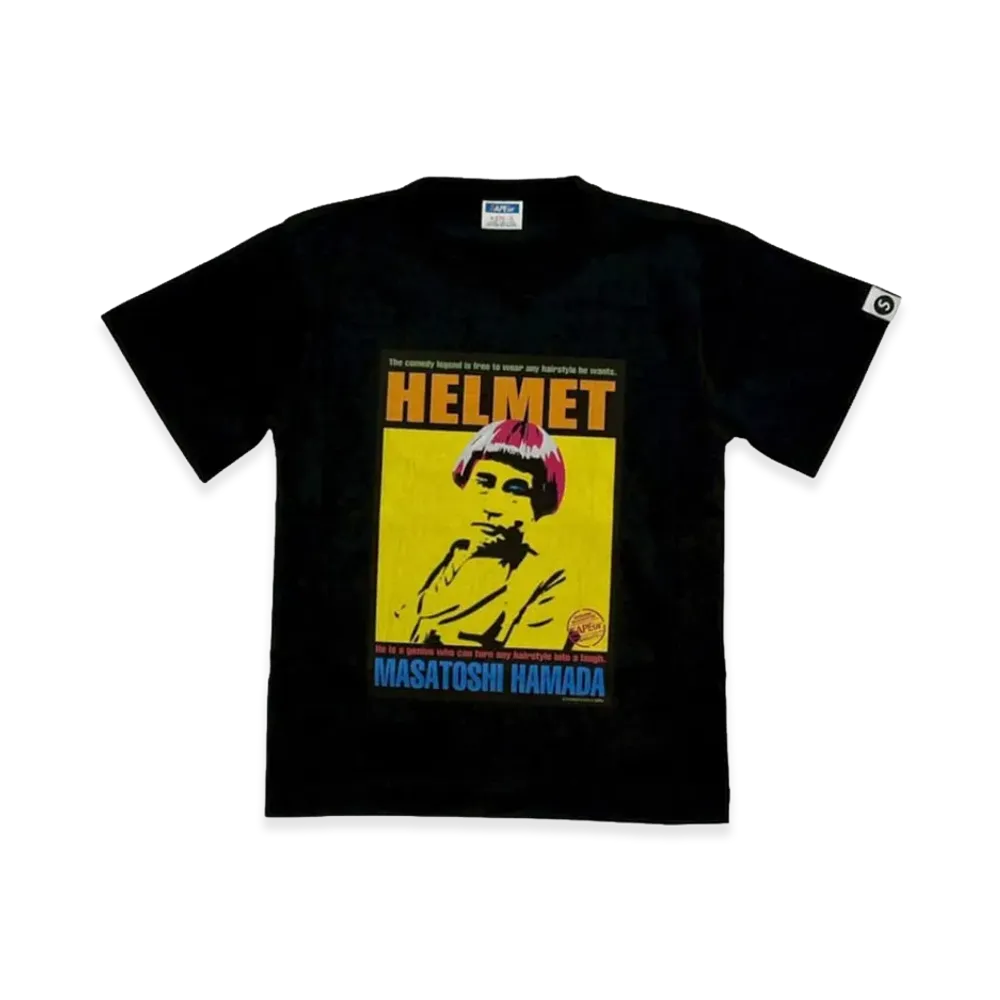 SAPEur x MASATOSHI HAMADA Kids Helmet 2 S/S T-Shirt "Black"