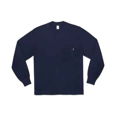 JJJJound J90 Long Sleeve Pocket "Navy"