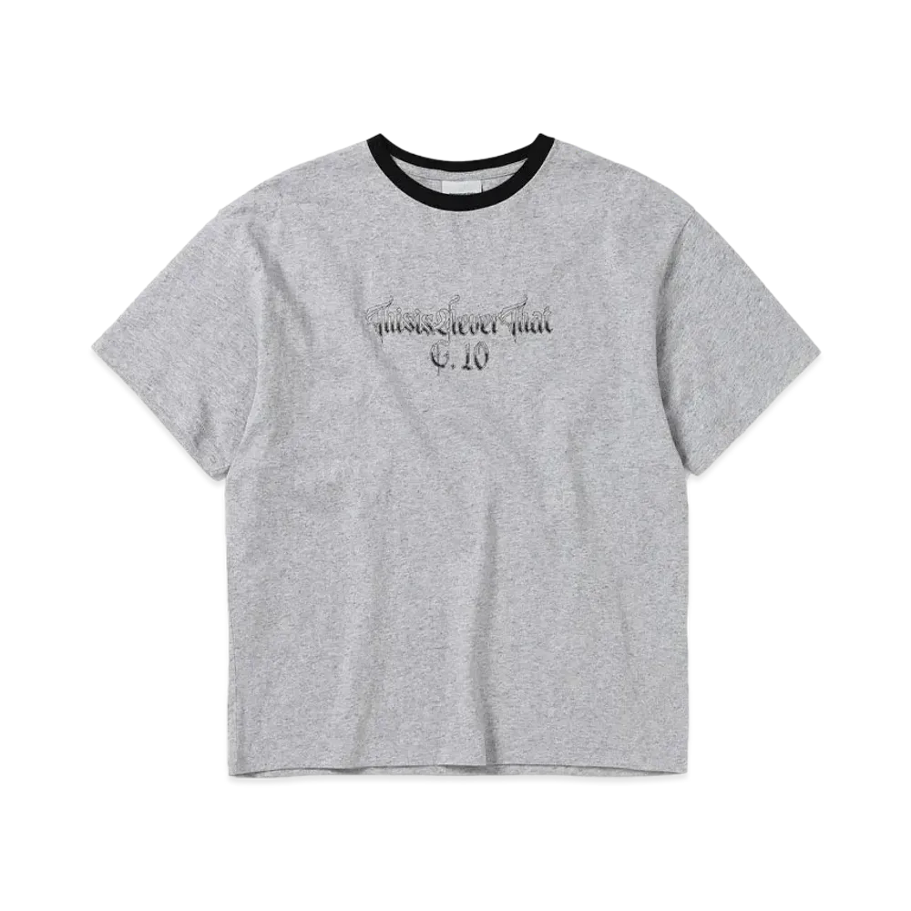 thisisneverthat TNT C. 10 Tee "Heather Grey"