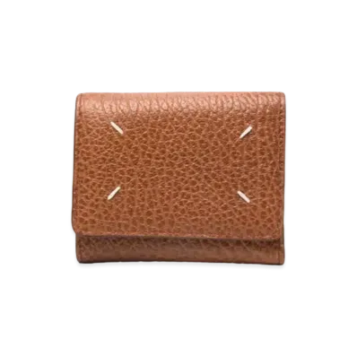 Maison Margiela Zip Compact Tri-fold Wallet "Brown"