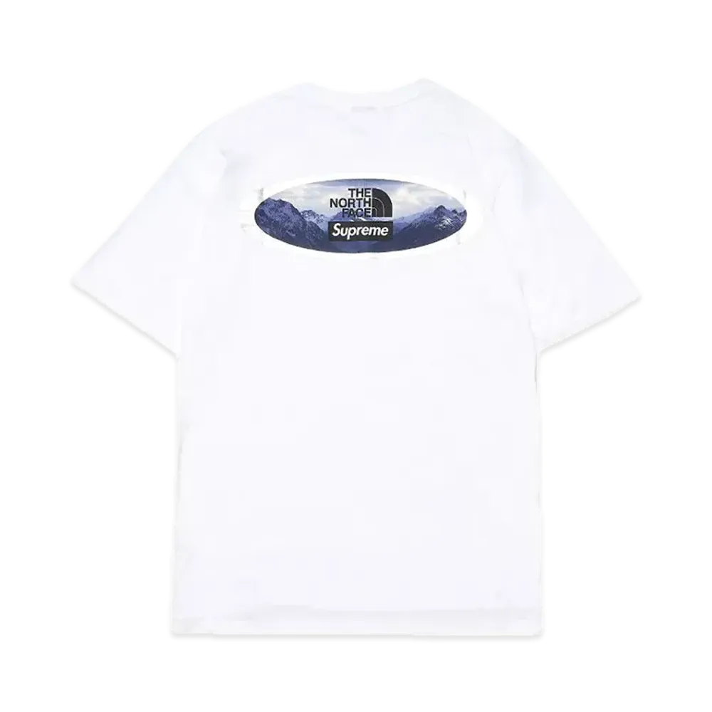 Supreme x The North Face Mountains Tee "White"
