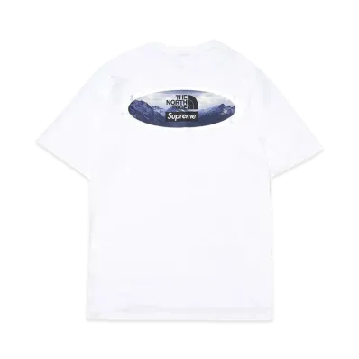 Supreme x The North Face Mountains Tee "White"