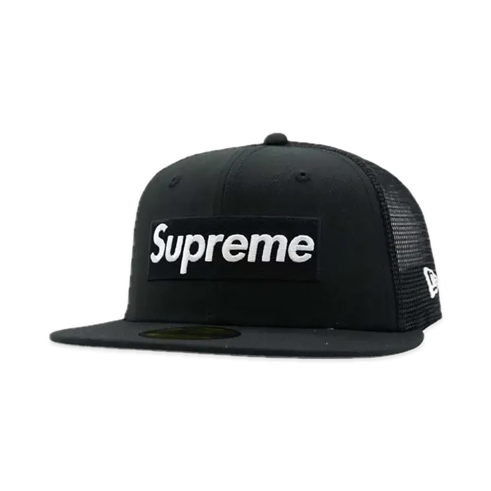 Supreme Box Logo Mesh Back New Era "Black" (24SS)