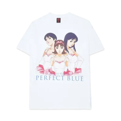 Geeks Rule 14 Silkscreen Printing x PERFECT BLUE T-Shirt "White"