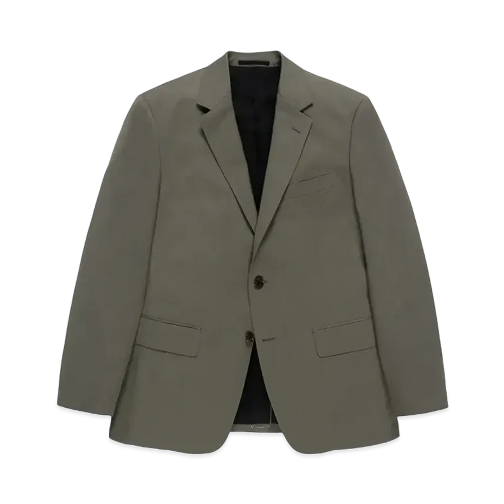 WACKO MARIA x DORMEUIL / Single Breasted Jacket "Gray Green"