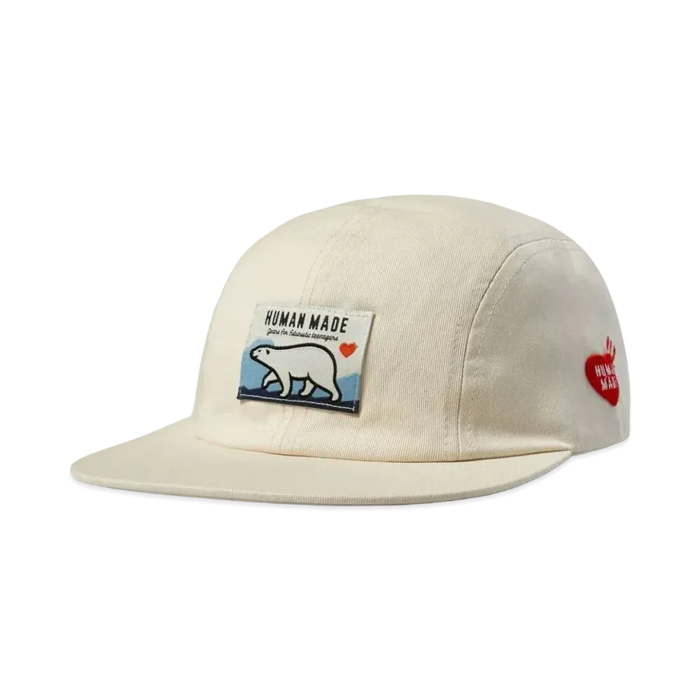 HUMAN MADE 4PANEL TWILL CAP "White"
