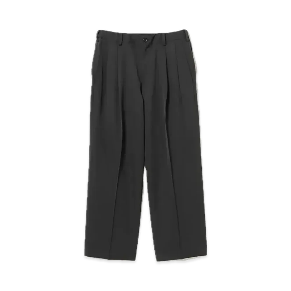BEAMS Wool Gabardine Slacks "Sumikuro"