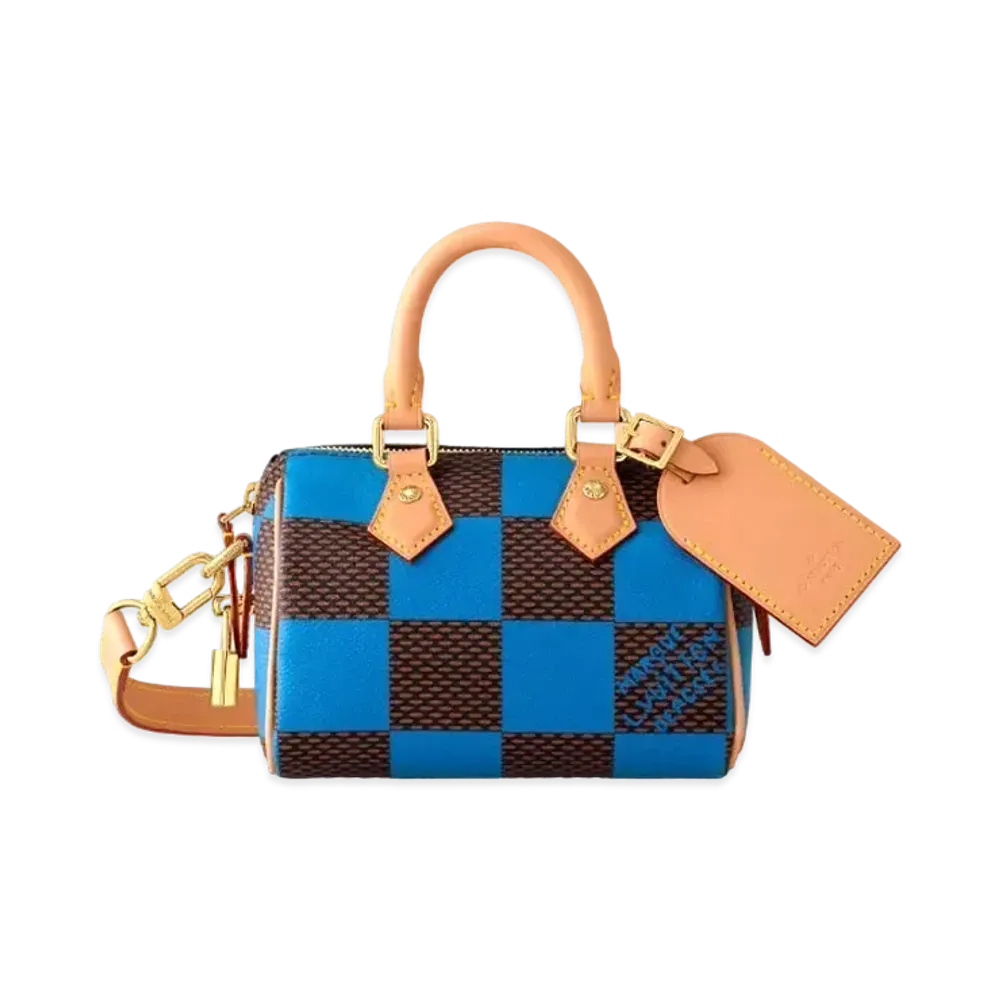 Louis Vuitton Speedy 18 Bandouliere Damier Pop "Blue"