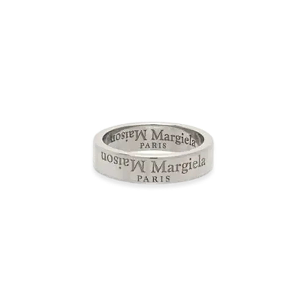 Maison Margiela Polished Silver Logo Ring ”Silver”