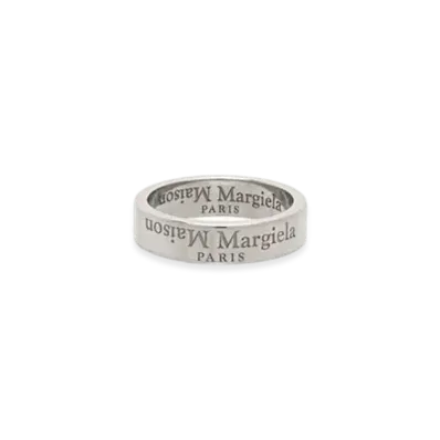 Maison Margiela Polished Silver Logo Ring ”Silver”