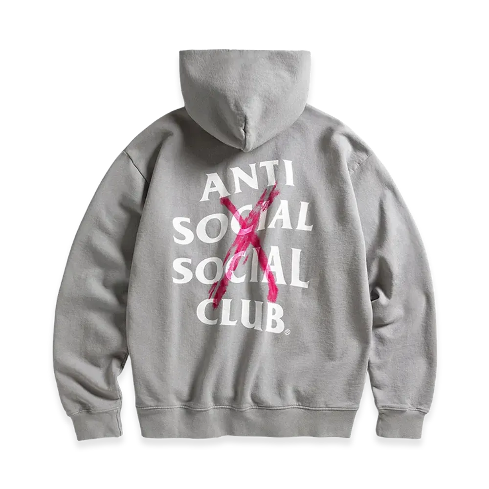 ANTI SOCIAL SOCIAL CLUB Cancelled Paint Hoodie "Gray"