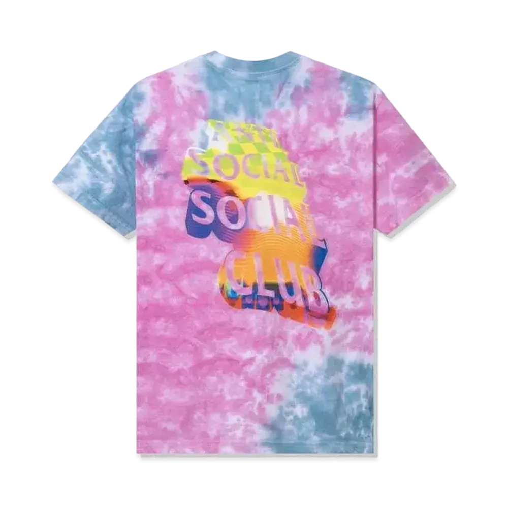 ANTI SOCIAL SOCIAL CLUB FA22 Entheogen Pink/Blue Tie Dye Tee "Pink/Blue"