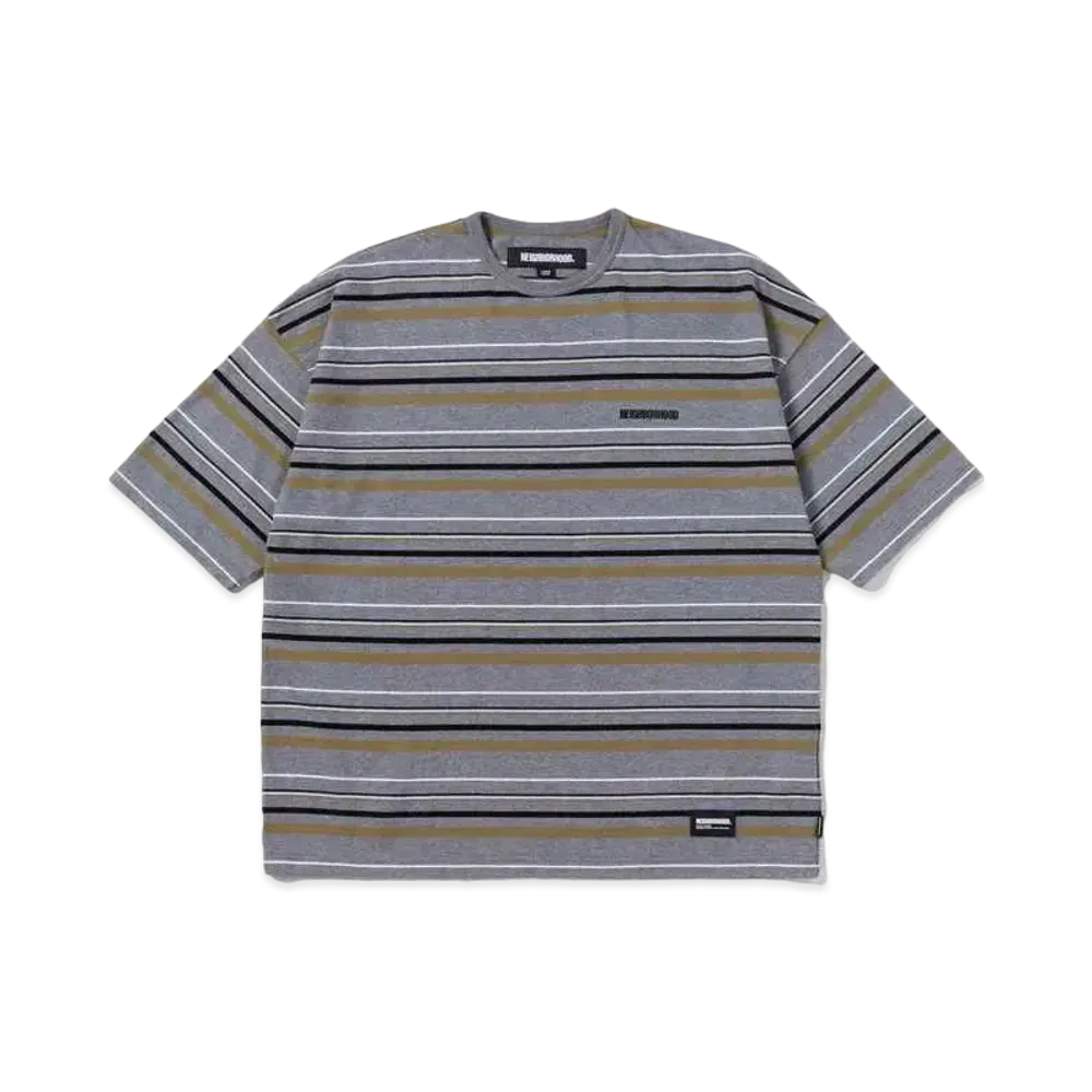 NEIGHBORHOOD Border Crewneck SS "Gray"