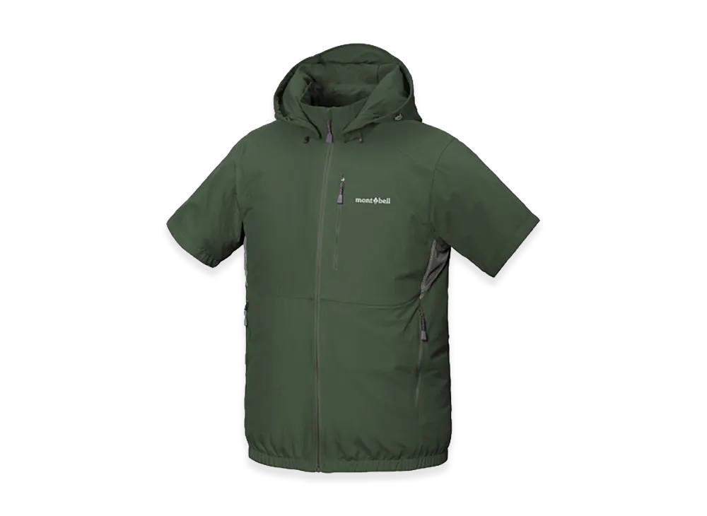 mont-bell Fan-Blow Short Sleeve Parka "Dark Green"