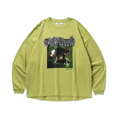 TIGHTBOOTH Doggy Piss L/S T-Shirt "Moss"