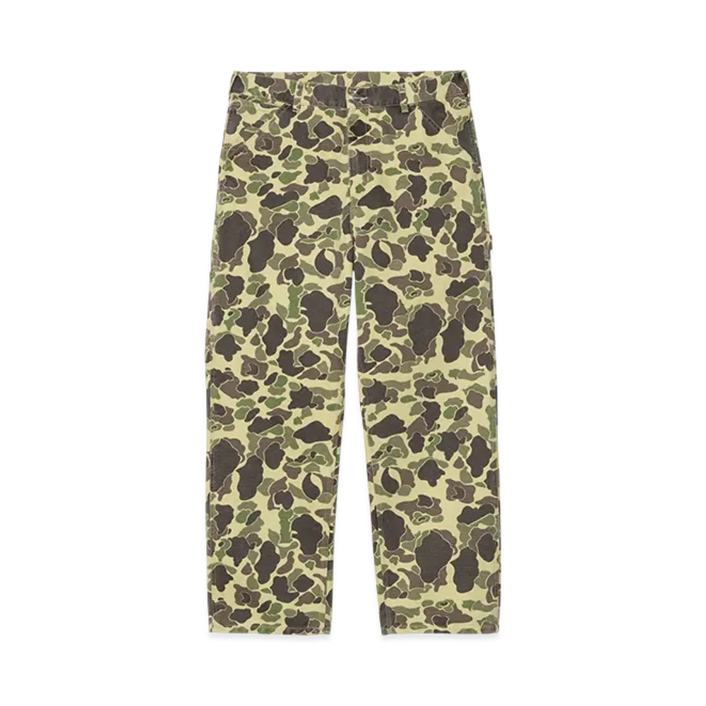 Carhartt WIP Duck Single Knee Pant "Camo Duck Green(Stone Washed)"