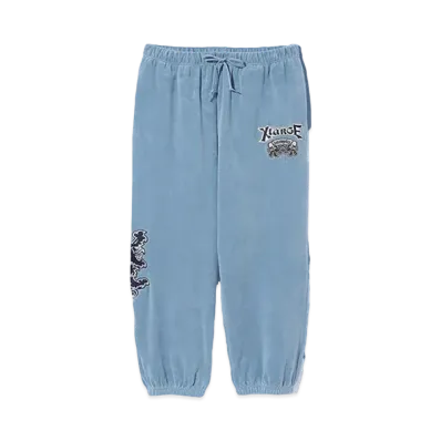 XLARGE x AVIREX Velour Pants "Lt Blue"
