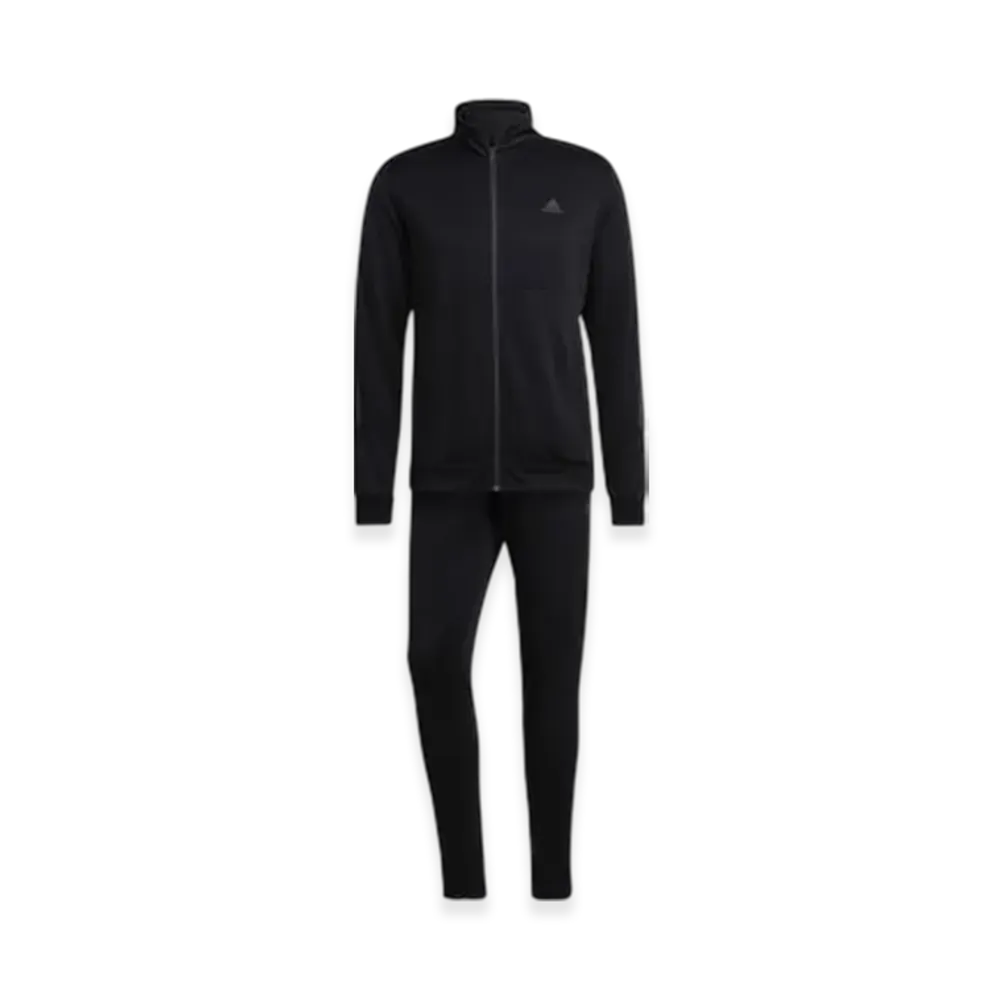adidas Slim Zip Tracksuit "Black"