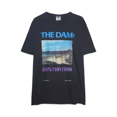 DUSTNATION THE DAM S/S TEE "BLACK"