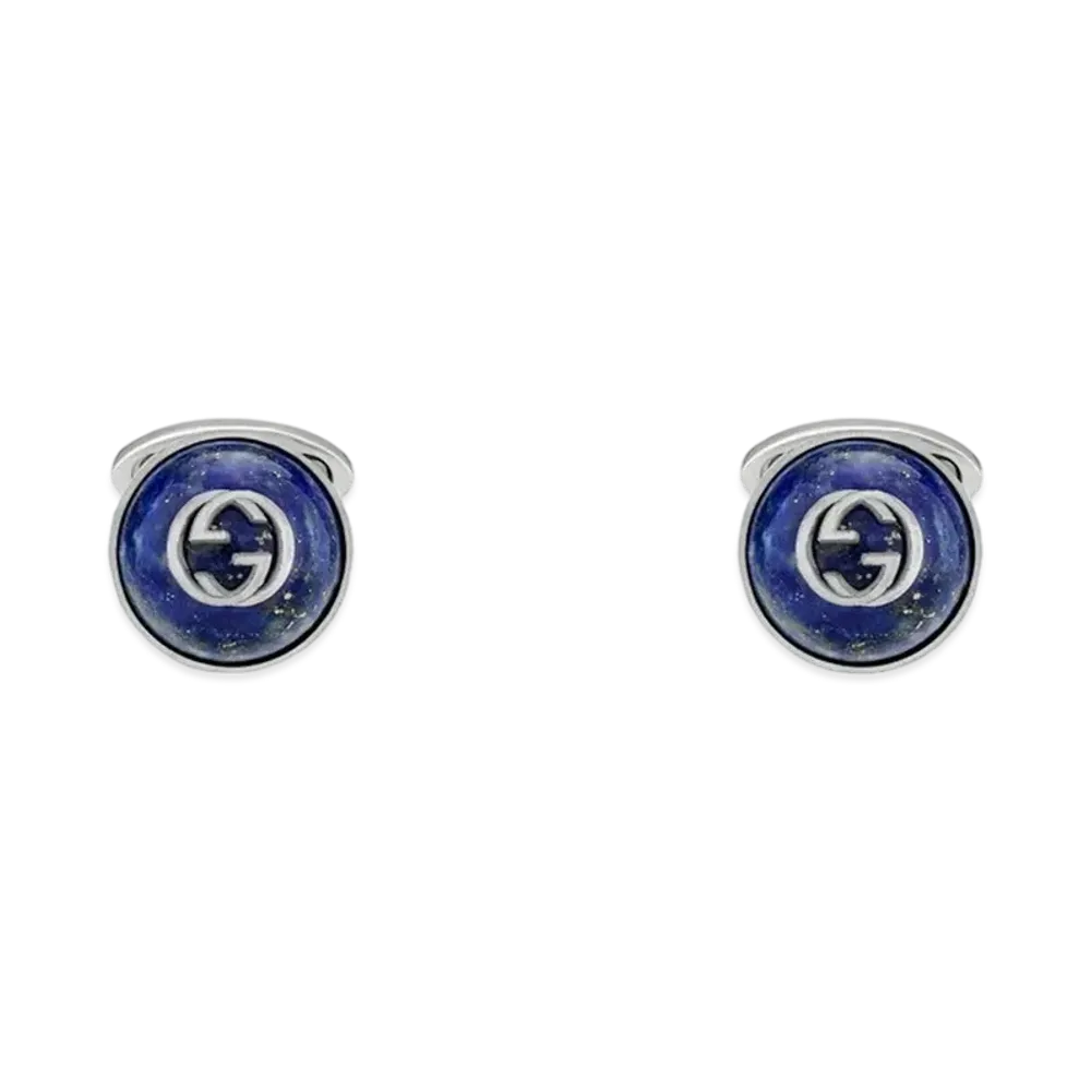 GUCCI Cufflinks Interlocking G "Silver"