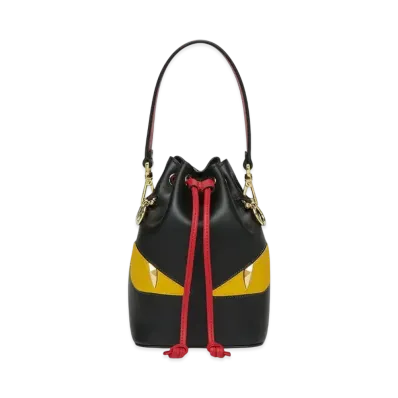 FENDI Mon Tresor Lunar New Year Leather Mini Bag "Black"