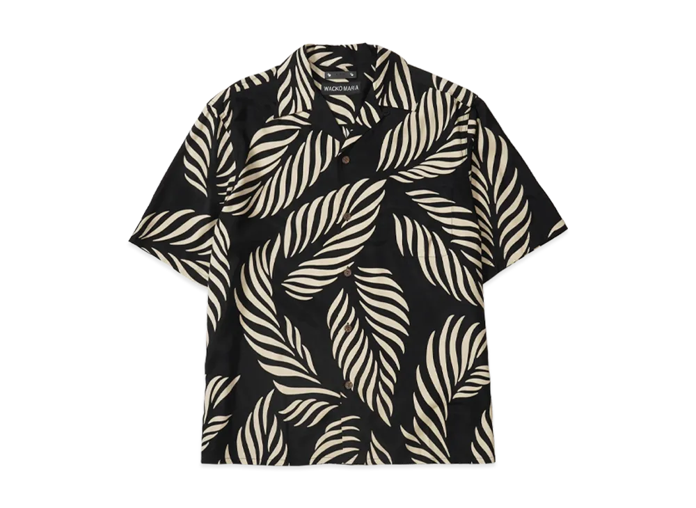 WACKO MARIA x Minedenim Hawaiian Shirt "Black/Beige"