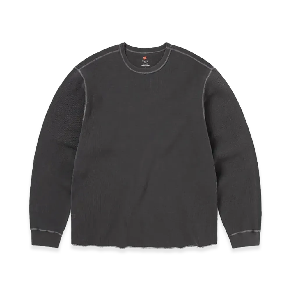 thisisneverthat x Hanes Thermal Top "Charcoal"