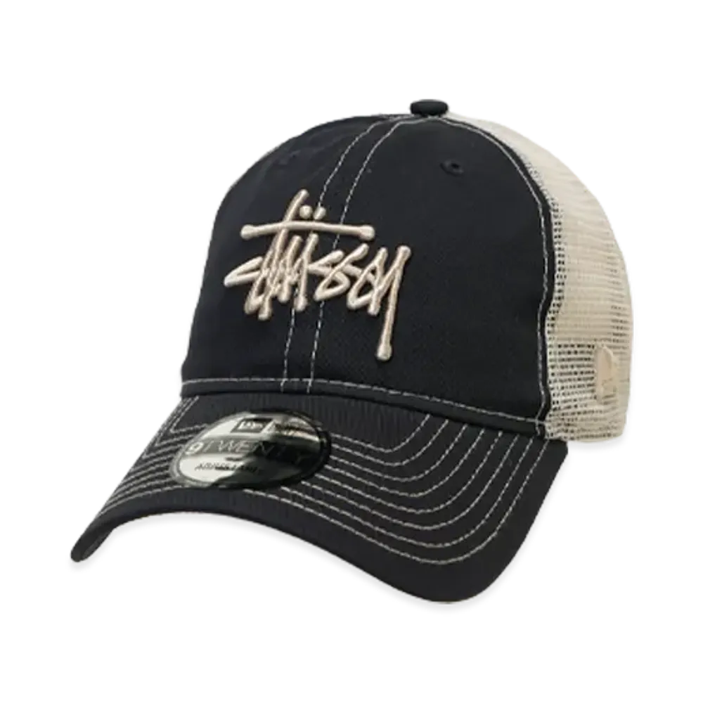 Stussy New Era 9Twenty Basic Trucker "Navy"