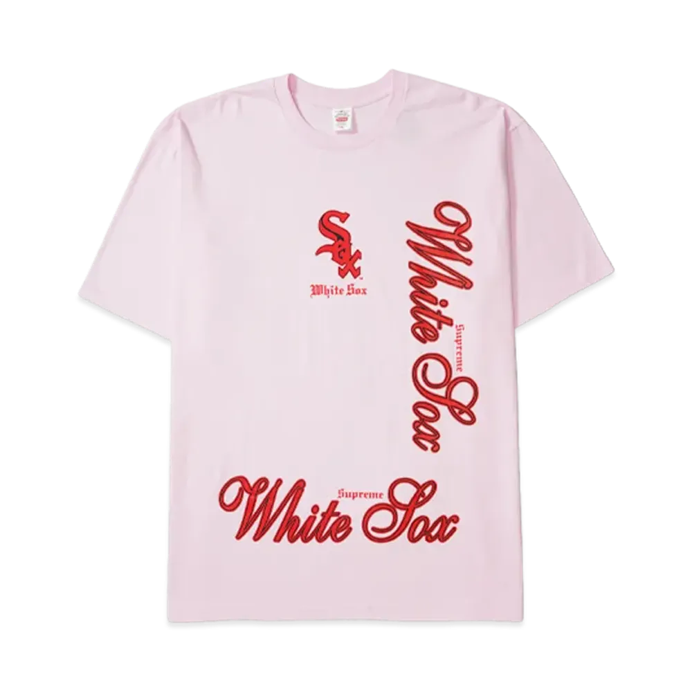 Supreme x MLB Teams Tee Sox "Light Pink"