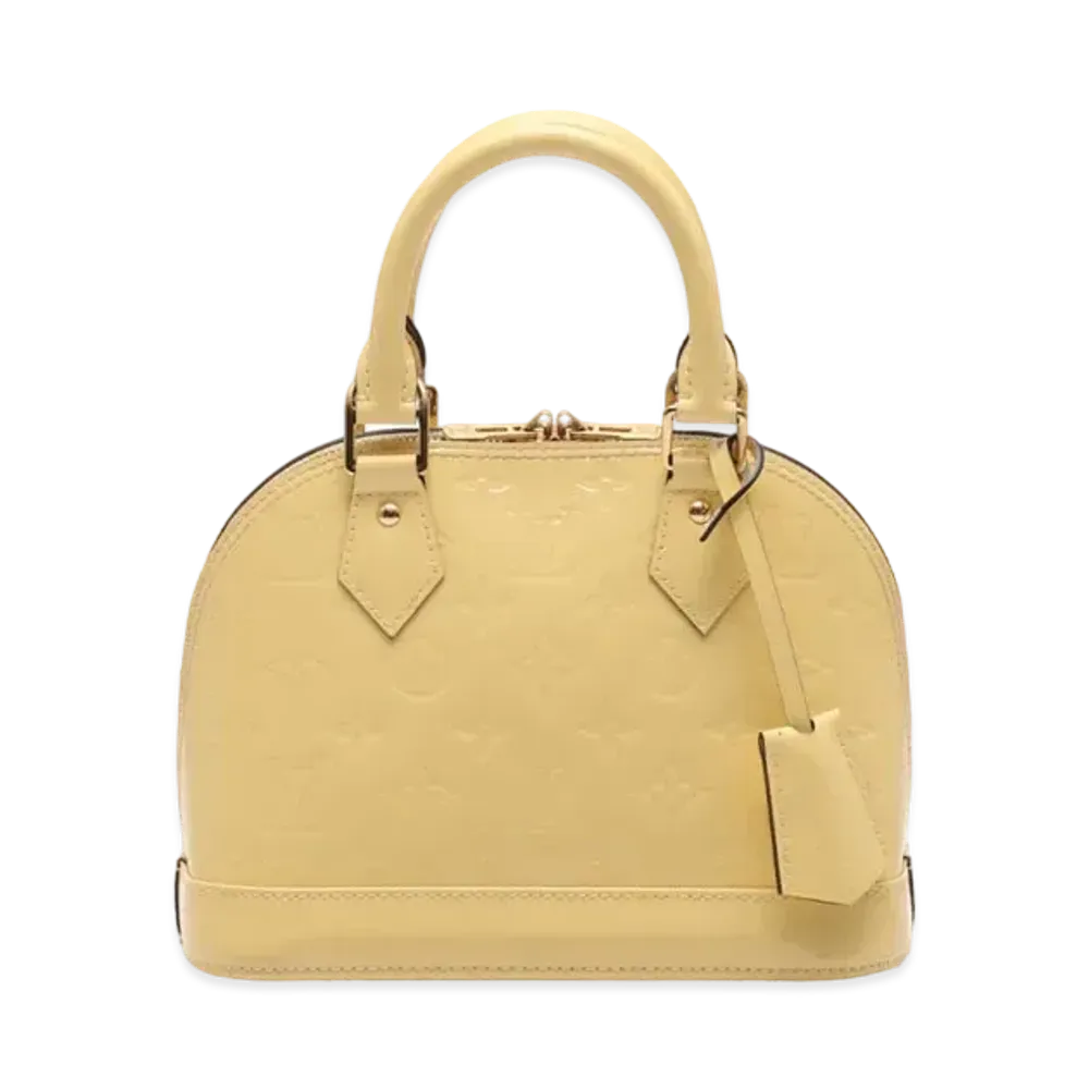 Louis Vuitton Alma BB Monogram Vernis "Citrine"
