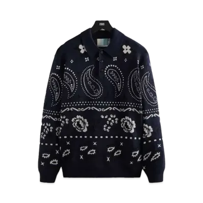 Kith Paisley Harmon Pullover "Nocturnal"