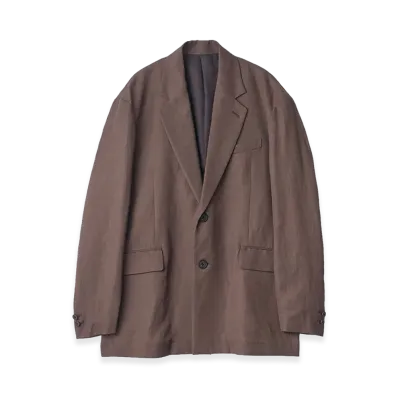 ssstein Vis/Li/Ra Twill Single Breasted Blazer "Khaki Brown"