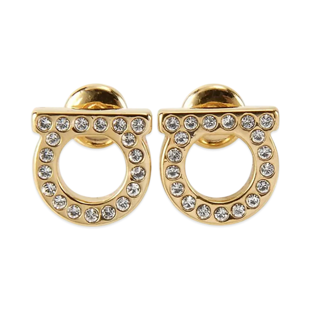 Salvatore Ferragamo Earrings Women Gancini Icon Motif "Gold"