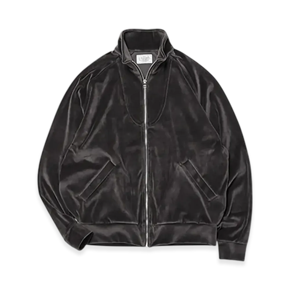 Unlikely Velour Track Jacket "Gray"