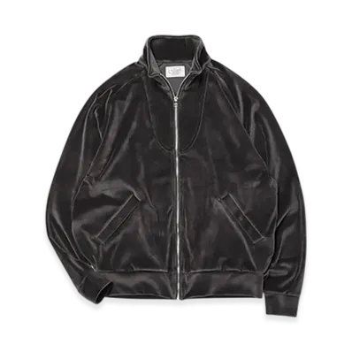 Unlikely Velour Track Jacket "Gray"