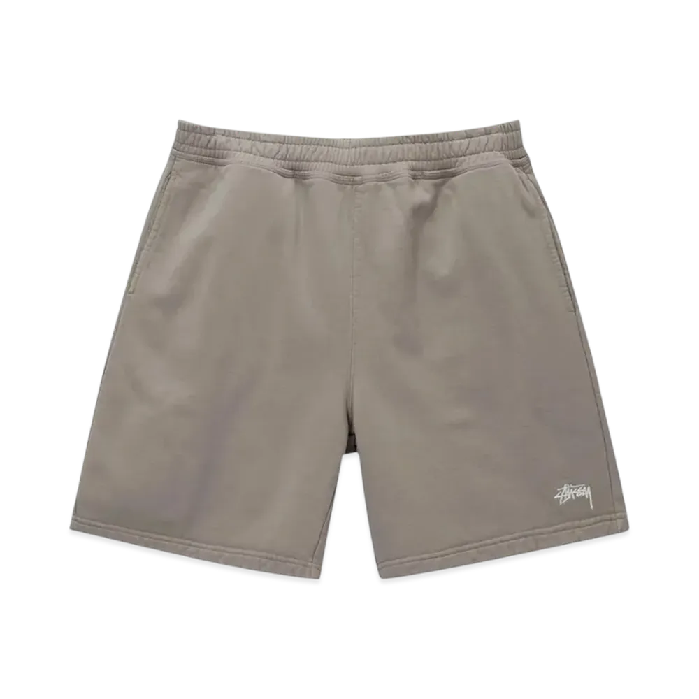 Stussy Overdyed Stock Logo Shorts "Khaki"