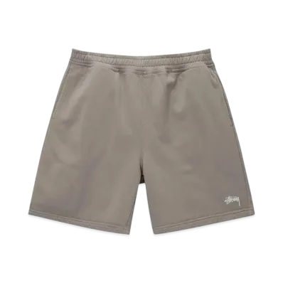 Stussy Overdyed Stock Logo Shorts "Khaki"