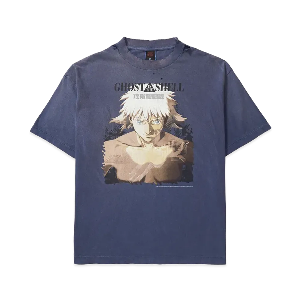 SAINT Mxxxxxx x GHOST IN THE SHELL SS Tee "Navy"